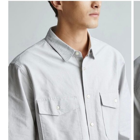 Everlane | The Organic Oxford Relaxed Utility Shirt - Picture 3 of 11